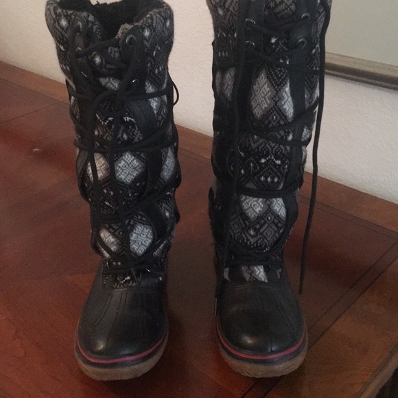 PAJAR CANADA TALL LACEUP SNOW BOOTS SZ US 10 EU 41 - Picture 1 of 5